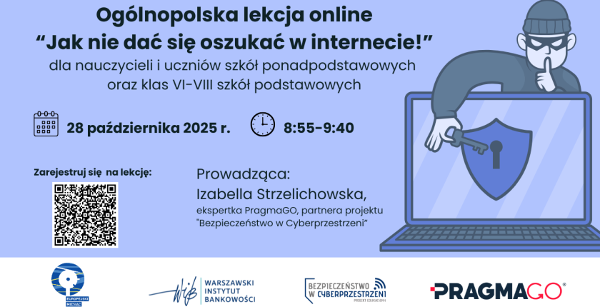 Październik Europejskim Miesiącem Cyberbezpieczeństwa – szkolenie dla uczniów ALO